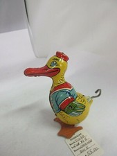 VINTAGE CHEIN WIND UP WALKING DUCK TIN TOY  14-