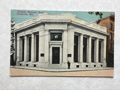 L2315 Postcard Citizens National Bank Frederick MD Maryland