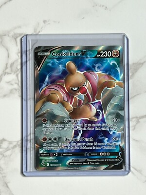 Pokémon TCG Conkeldurr V Pokémon GO 073/078 Full Art Ultra Rare Holo NM