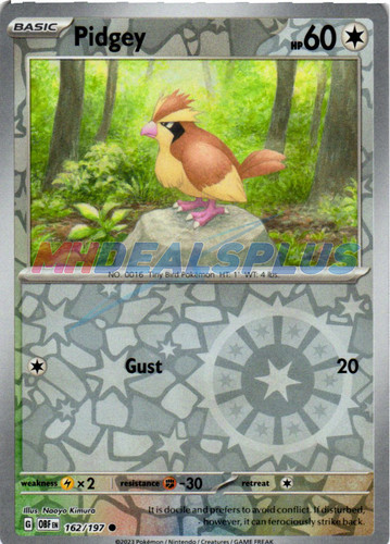 Pidgey 207/197 SV03: Obsidian Flames Holo PSA 9 | eBay