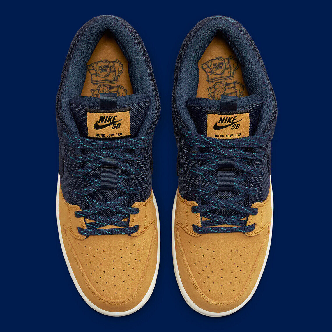 Size 6 - Nike SB Dunk Low Navy Desert Ochre for sale online | eBay