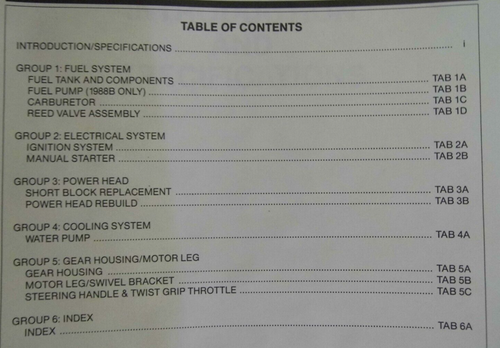 Factory Force Big Binder Outboards Service Manual 5 HP Marine Power - Picture 2 of 7