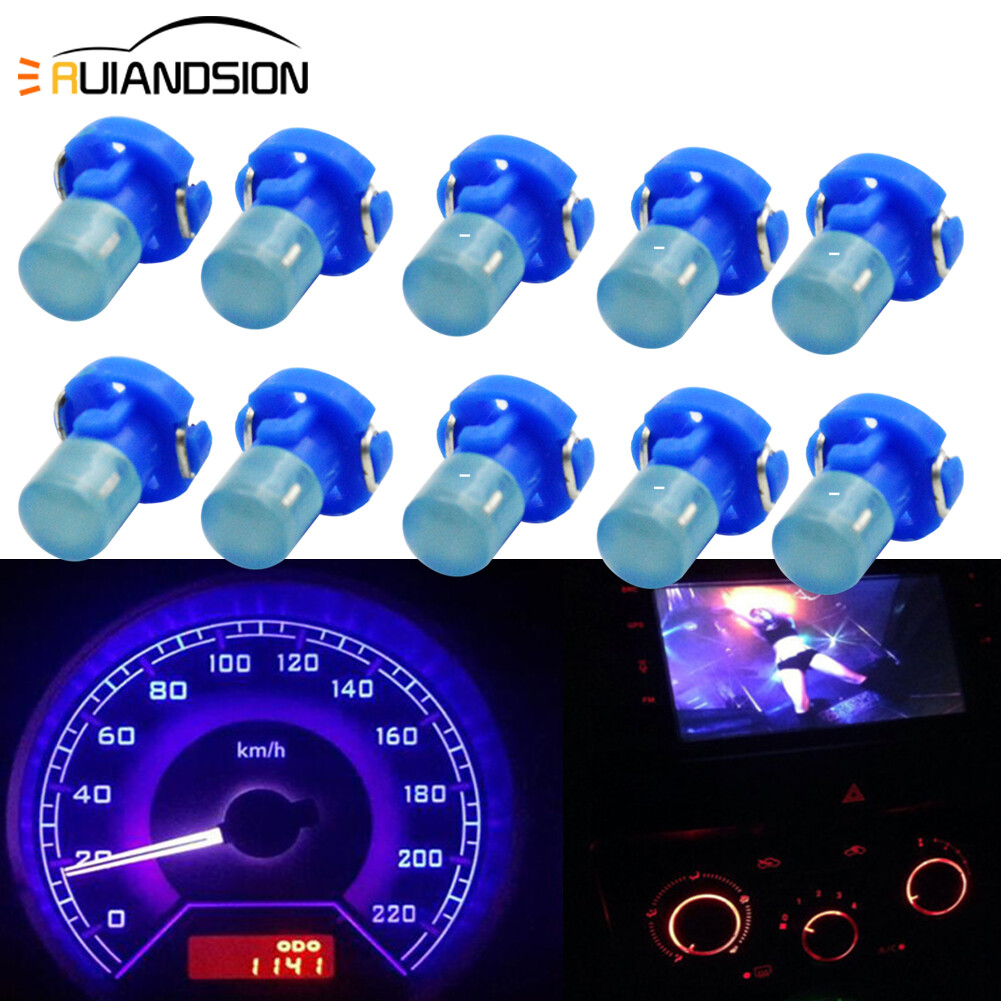 10X DC 12V Blue COB LED T3 Neo Wedge Car Dash Instrument Panel Light
