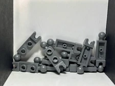 LEGO Parts (10) Dark Bluish Gray Plate Modified 1 x 2 Tow Ball & Socket No 14419