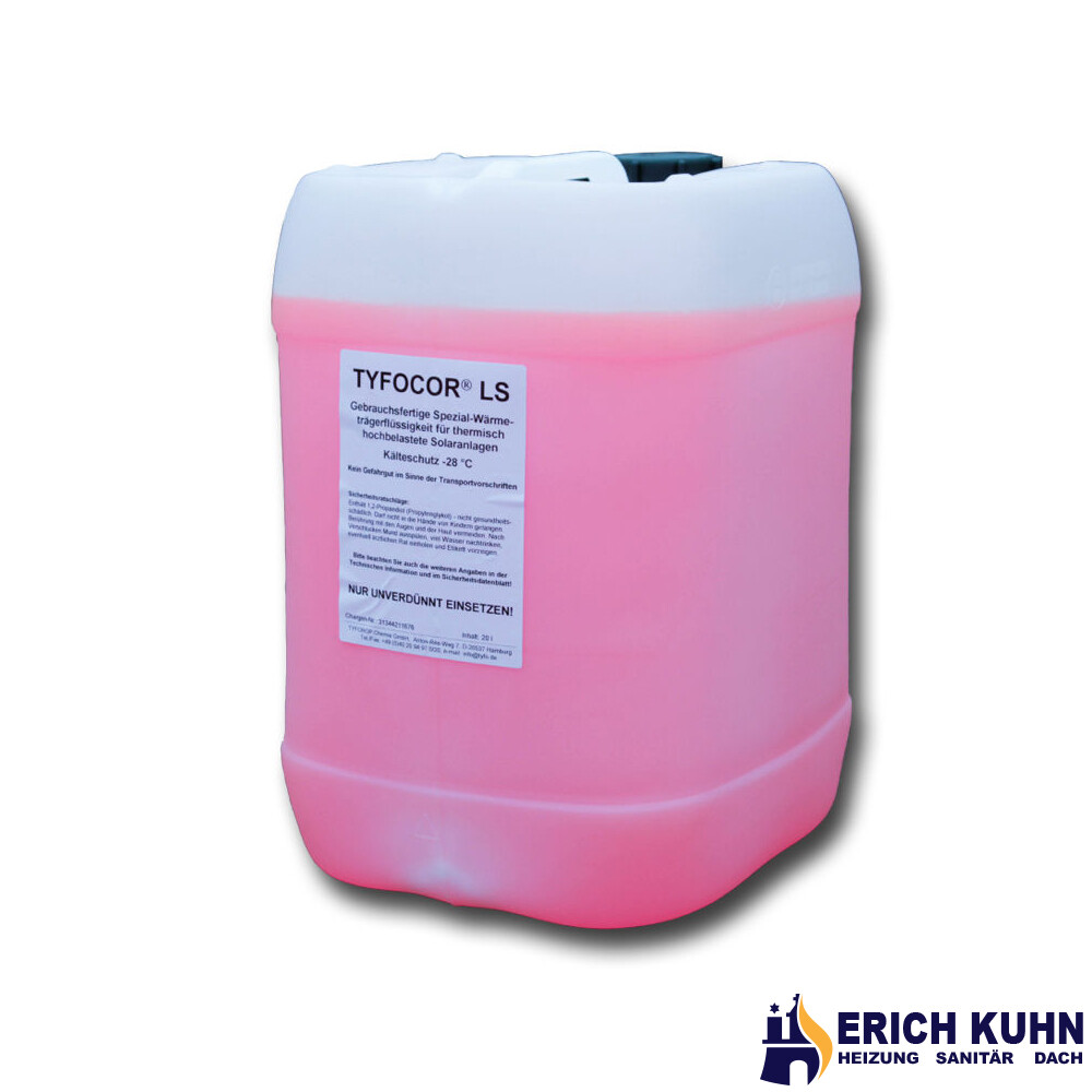 Tyfocor® LS 20 Liter Gebinde Wärmeträgerflüssigkeit Solar Röhrenkollektor Fluid