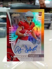 2019 Panini Absolute Orange Spectrum Signatures /35 Andy Isabella Rookie Auto RC