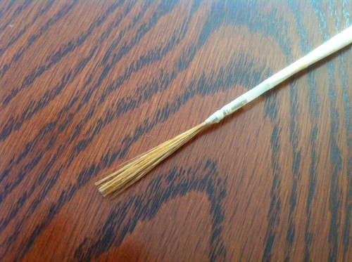 Sable in Federschild/Schriftzugbürste. Made in British - Bild 3 von 19