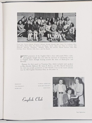 1947 College of St. Catherine Yearbook, La Concha - Saint Paul, Minnesota - Picture 9 of 12