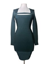 Marciano Guess Dress Womens Small Mini Forest Green Bandage Bodycon Fitted NWT