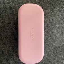 Kate Spade Glasses Case Hello Sunshine Pink Green Hard New York Clamshell Large