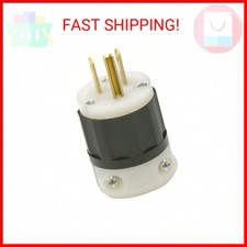 Leviton Grounding Plug Indust. 15 Amp 2 Pole, 3 W Nema 5 - 15 Pole CSA B/W Carde