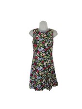 Vintage 90s Liz Claiborne Petite Floral Tank A-Line Dress 6P