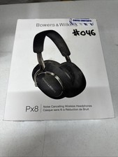 Bowers  Wilkins PX8 Noise Cancelling Headphones Black   Open Box