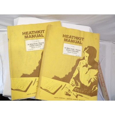 Heathkit Manual for Oscilloscope Model IO-4235, assembly operation, 1979 
