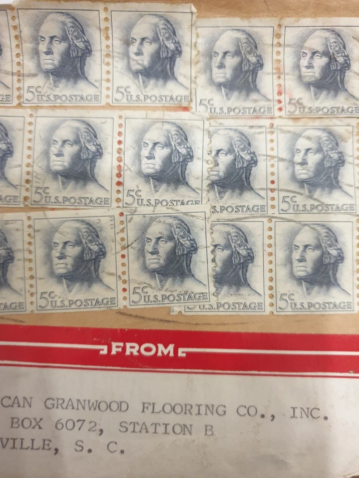 US USA Sc# 1213 MNH FVF PLATE # BLOCK President George Washington 1st Pres Untag - Image 3 of 4