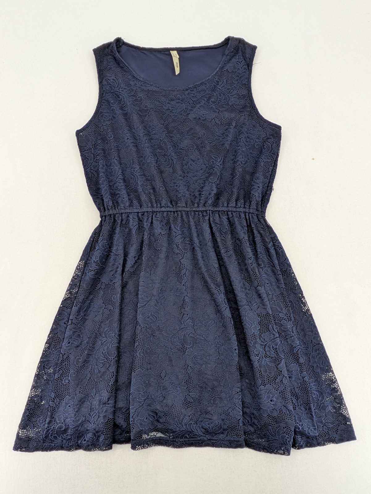 Stella Morgan Damen Strampler Gr 42 dunkelblau Spitze ärmellos Playsuit Shorts
