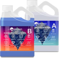 Silicone Mold Making Kit 30A Liquid Silicon for Molds 38.8 OZ Quick Cure Molding