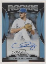2019 Panini Prizm Rookie Carolina Blue 2/100 Caleb Ferguson #RA-CF Auto 0jy4