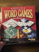Hoyle Word Games PC CD-ROM GAME - Crossword Puzzle, Hangman - Strategy VTG 2000