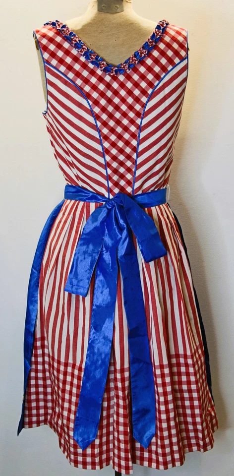 Auténtico vestido y delantal Oktoberfest Stocker Point 36 pantalones de cuero alemanes Foto 2 de 4