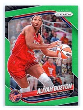 2025 Panini Prizm WNBA #75 Aliyah Boston Green Prizms