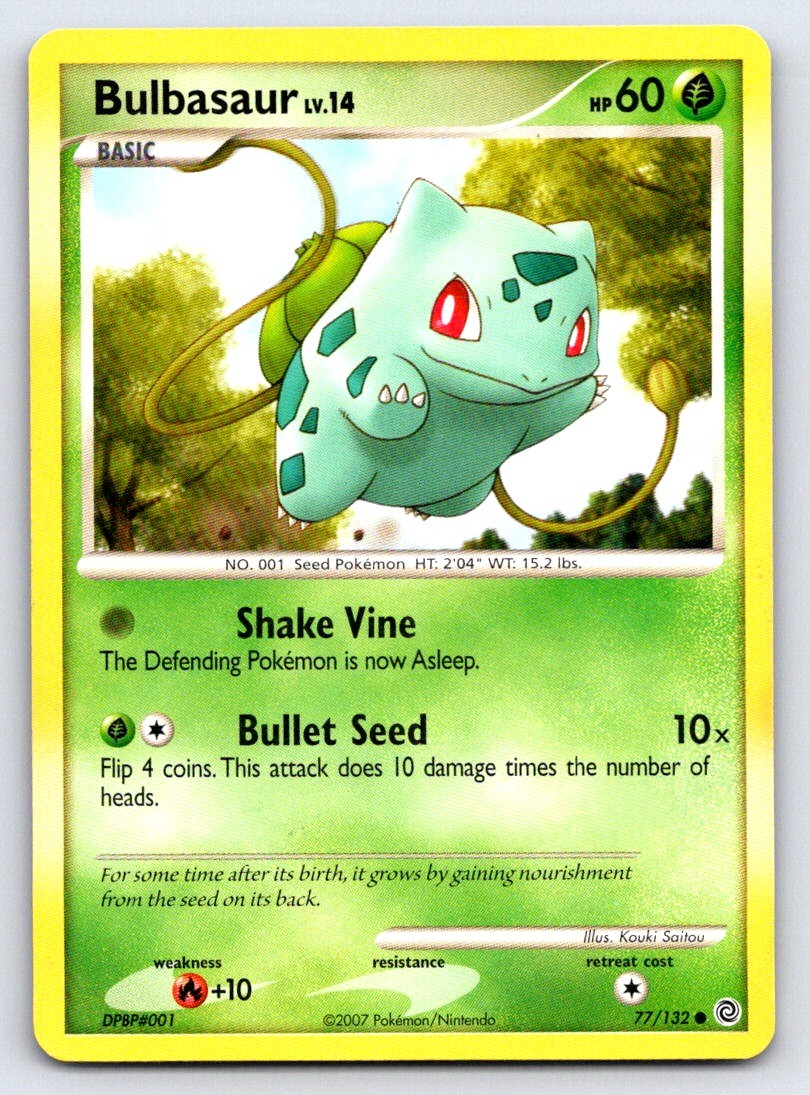 Bulbasaur 77/132 Common Secret Wonders Pokemon Lightly Played