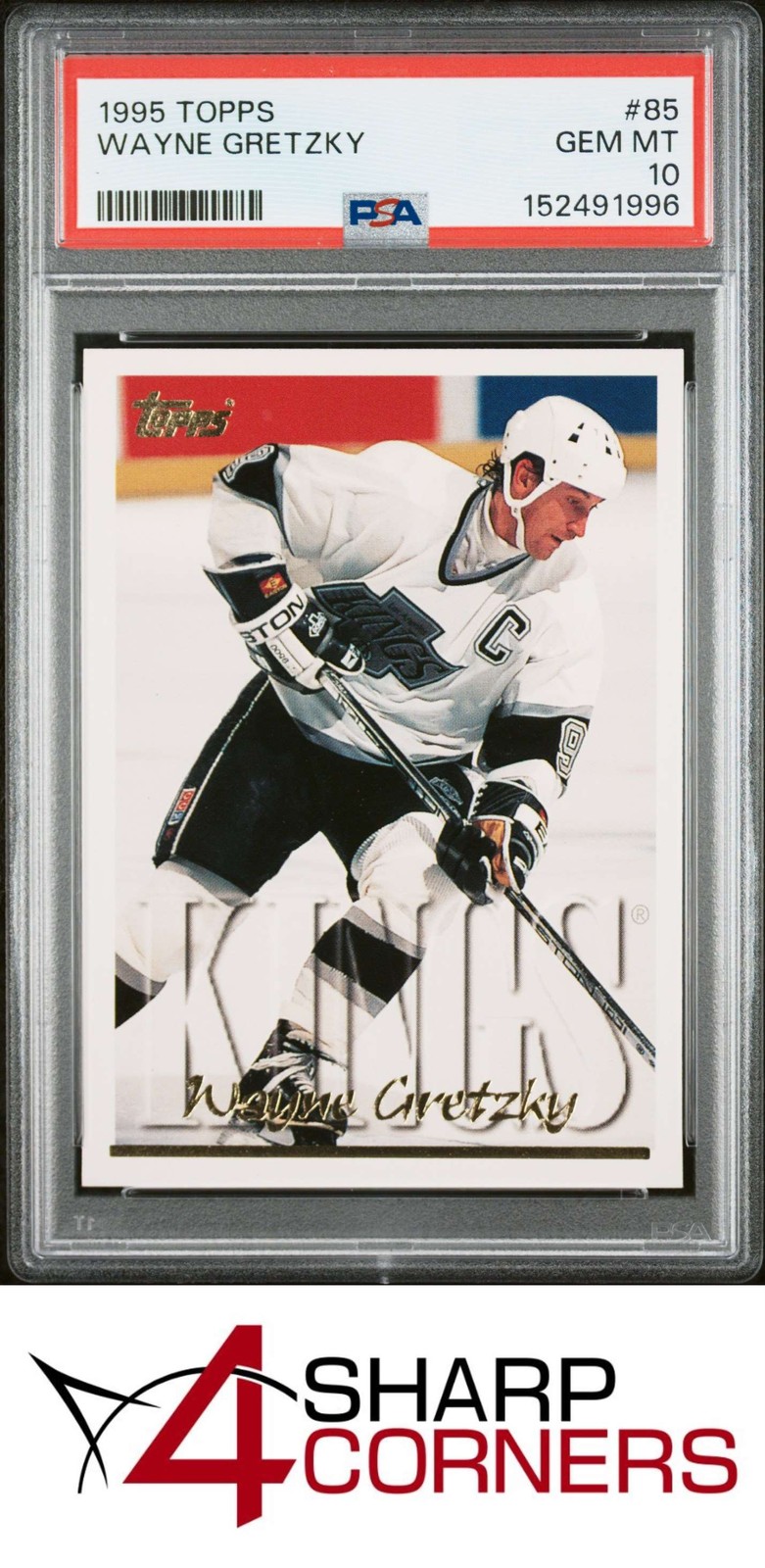 1995 TOPPS #85 WAYNE GRETZKY KINGS HOF PSA 10