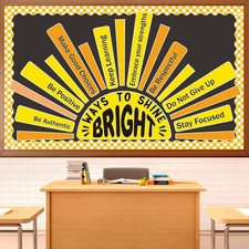 Summer Sunshine Motivational Bulletin Board Decoration Set Classroom