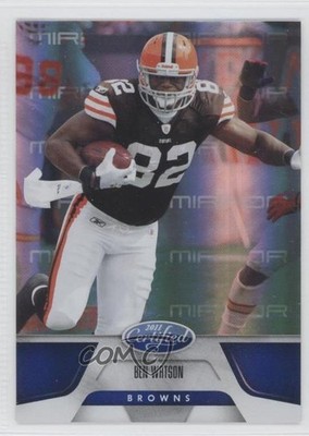 2011 Certified Mirror Blue 24/100 Ben Watson #34 0b0