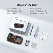 Underwater Diving Phone Case 787.4 in Waterproof Bluetooth Remote Control