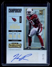 2017 Panini Contenders Haason Reddick Rookie Championship Ticket Auto Holo /25
