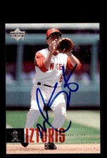 Signed Baseball Card Auto Maicer Izturis 2006 Upper Deck #661 Los Angeles Angels