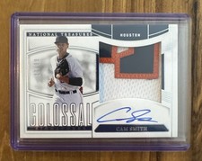CAM SMITH - 2025 Panini National Treasures Colossal Signatures patch auto /99