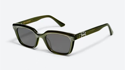 Gentle Monster Musee KC2 Sunglasses Green/Black With Case New