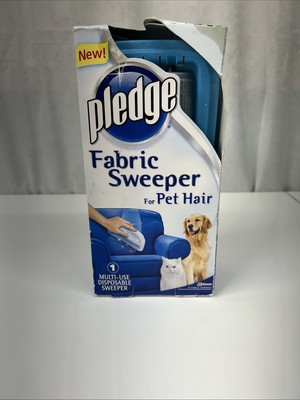 Pledge Fabric Sweeper For Pet Hair Lint Roller Multi-Use Disposable NIB