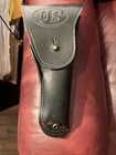 WW2 US Army Military Colt M1911 HOLSTER Black LEATHER SEARS-1942 A150 (NICE)