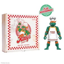Super7 SDCC 2024 Exclusive - TMNT Mikey   s Pizza Chef Michelangelo Figure
