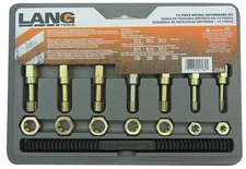Lang Tools 2584 15-Piece Metric Thread Restorer Set, Black/Gray