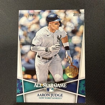 Topps 2025 Holiday Stamped Aaron Judge 1/1 - 2023 All Star Game