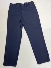 Men's Dockers Pants 34x32 Classic Fit Flat Front Casual Chino, Lightly Worn EUC