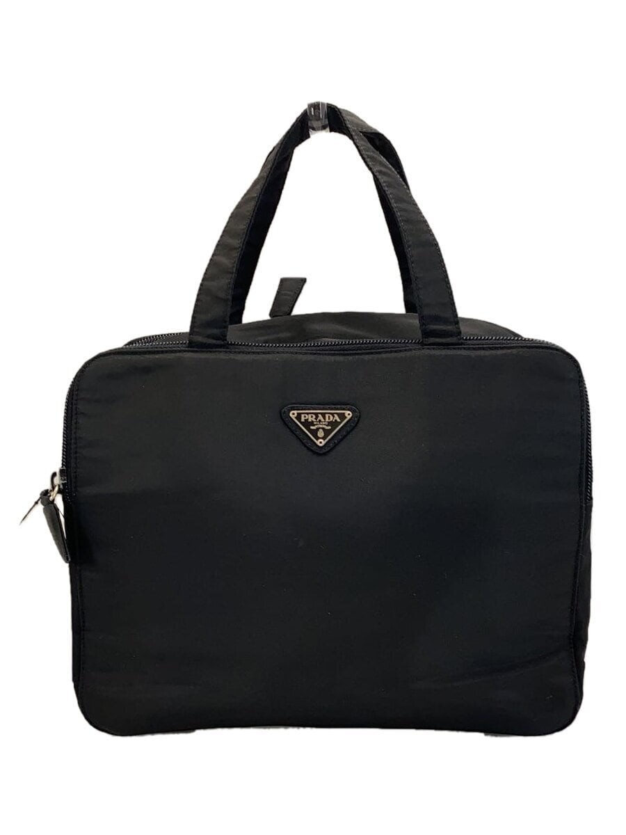 PRADA Black Nylon Plain Handbag Model B6584