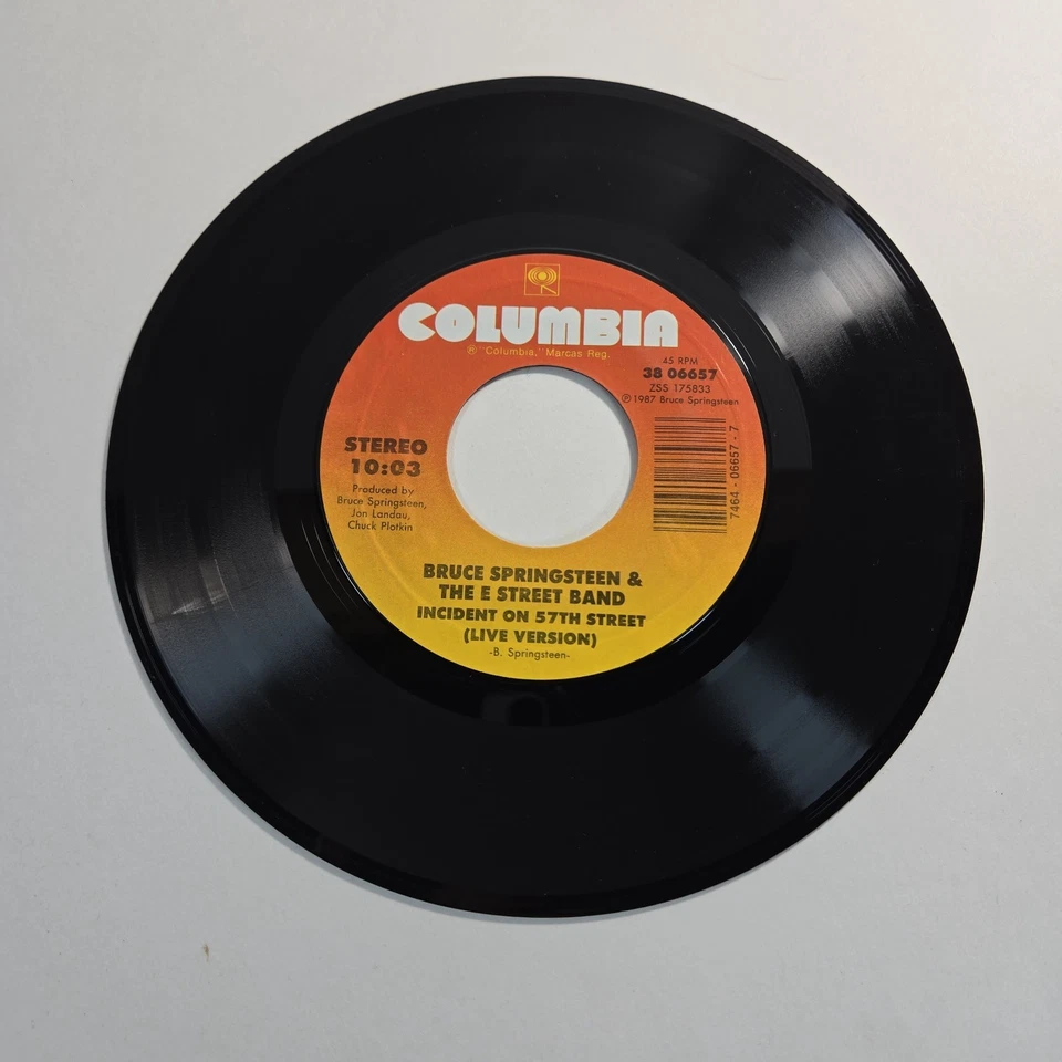 Bruce Springsteen "Fire" 45 Vg+ Tested Jukebox Picture Sleeve Rare 1986 - Image 4 of 4