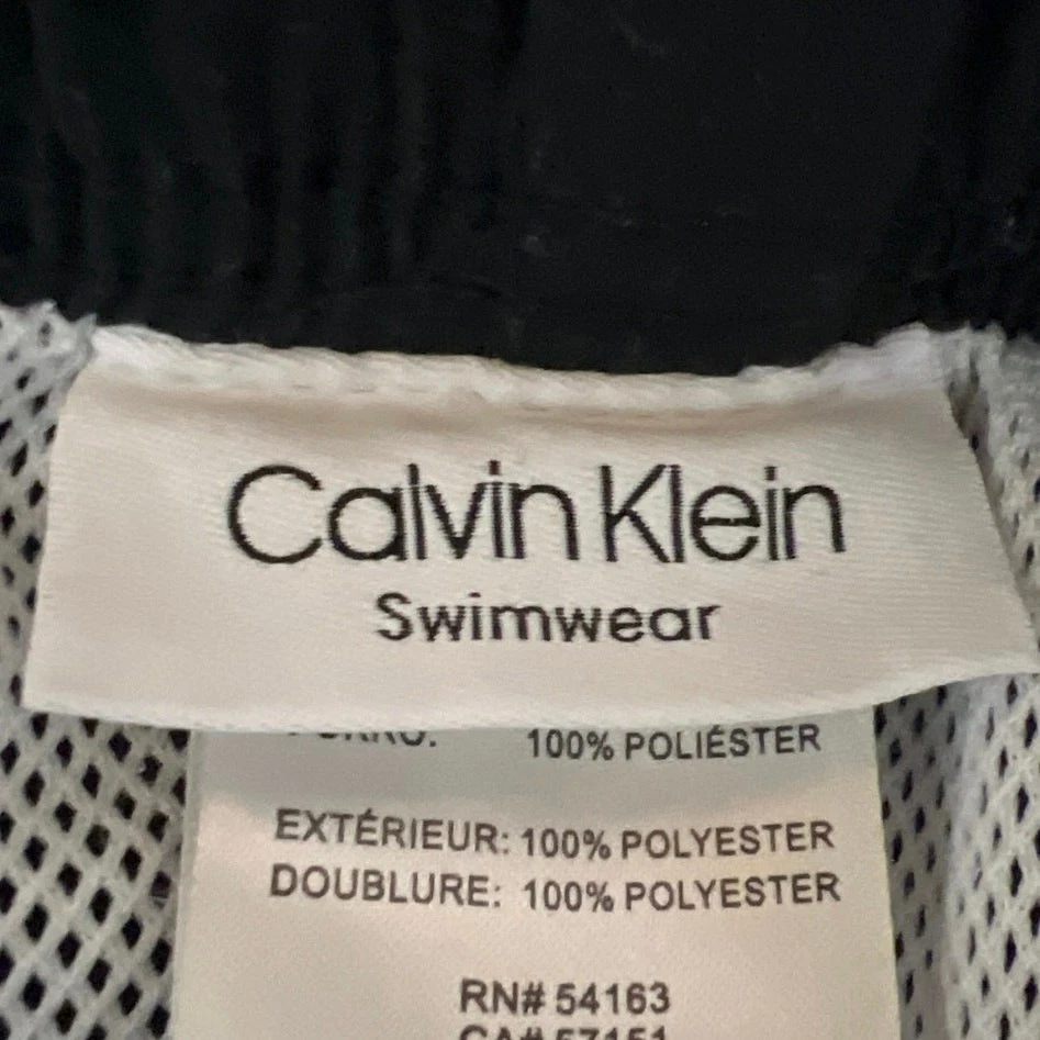 Calvin Klein Para Hombres Cintura Elástica Cordón Logo Traje de Baño Bañador Pantalones Cortos Talla S Foto 3 de 4