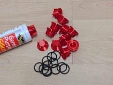 Silicone Sealer Sealant Mastik Tube Nozzle Screw Cap Tops rm