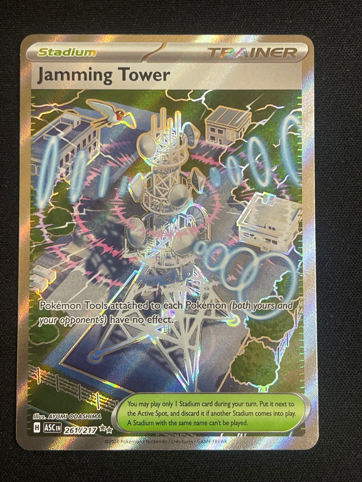 Pokemon Jamming Tower Ultra Rare ME: Ascended Heroes 261/217 NM