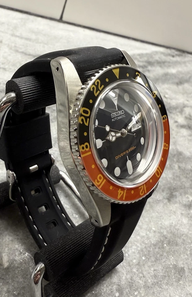 Mod Watch Seiko Diver Retro Vintage Style Automatic NH36 - Image 3 of 4