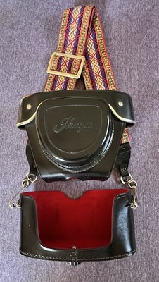 Ihagee Exakta Leather Camera Field Case ONLY Black Hard Case Made East Germany