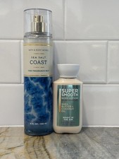 Bath  Body Works Sea Salt Coast Fragrance Mist, Magic in the Air Lotion Set