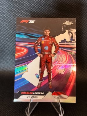 2025 Topps Chrome Formula 1 - Charles Leclerc #NN-2 Neon Nations CASE HIT