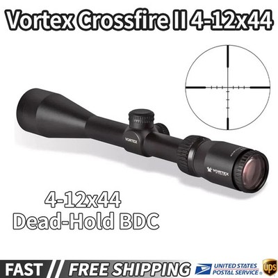 Vortex Crossfire II 4-12x44 Dead-Hold BDC 1'' Riflescope For Precision Shooting